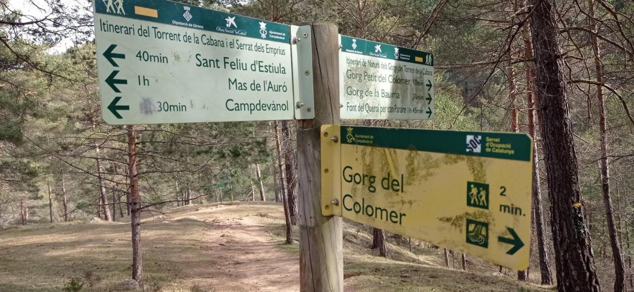 Pis Amb Encant A Campdevanol,Al Centre Del Poble. Luaran gambar